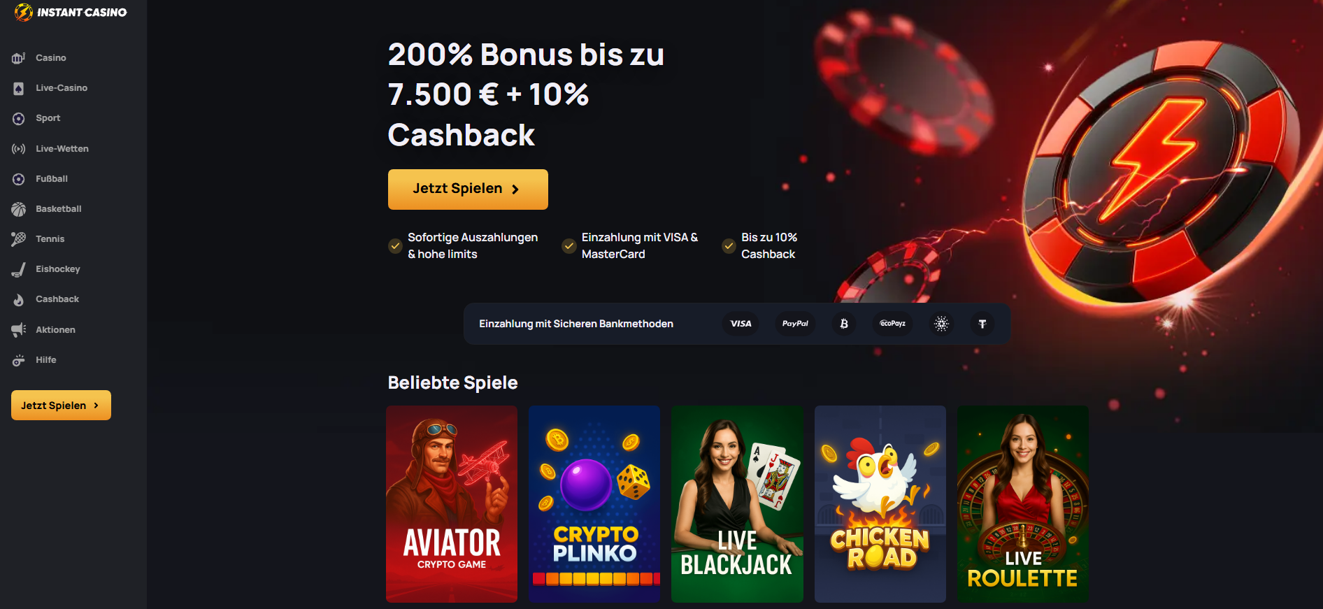 instant casino-review