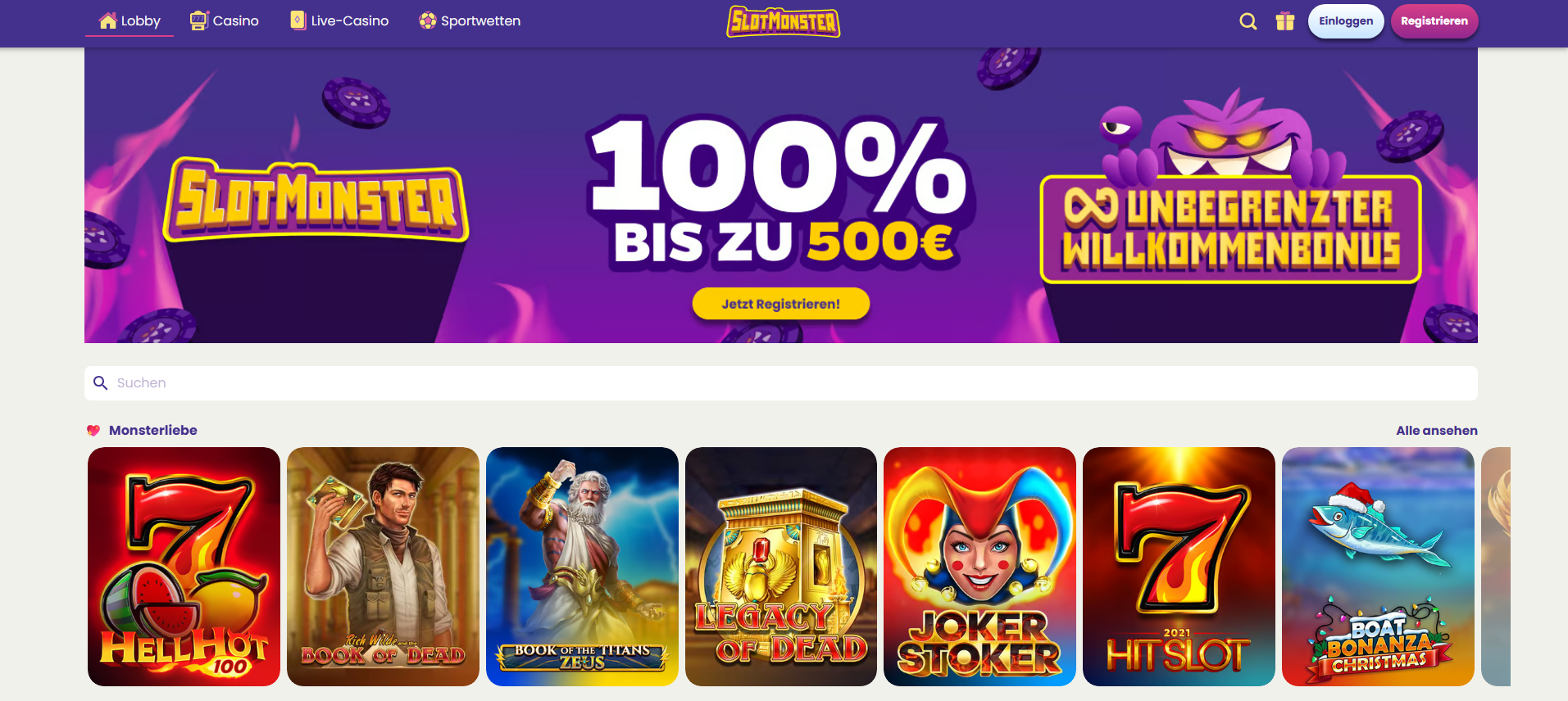 slotmonster casino live